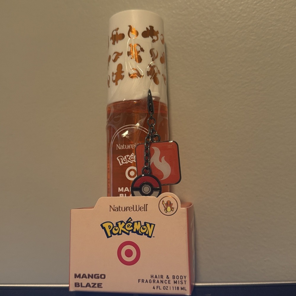 NatureWell Pokemon x Target Mango Blaze Fragrance Mist Charmander 4oz Body Spray